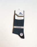 جوراب مردانه نخ پنبهای ساقدار طرحدار برند زند