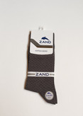 جوراب مردانه نخ پنبهای ساقدار طرحدار برند زند