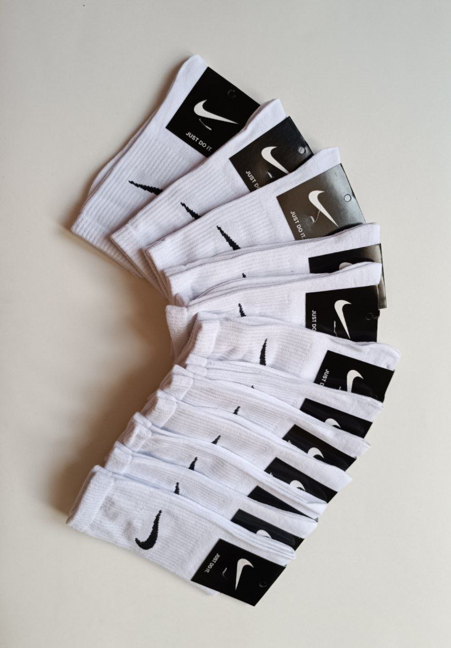 جوراب ساق بلند نایک رنگ سفید